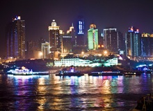 Night viewing of Chongqing